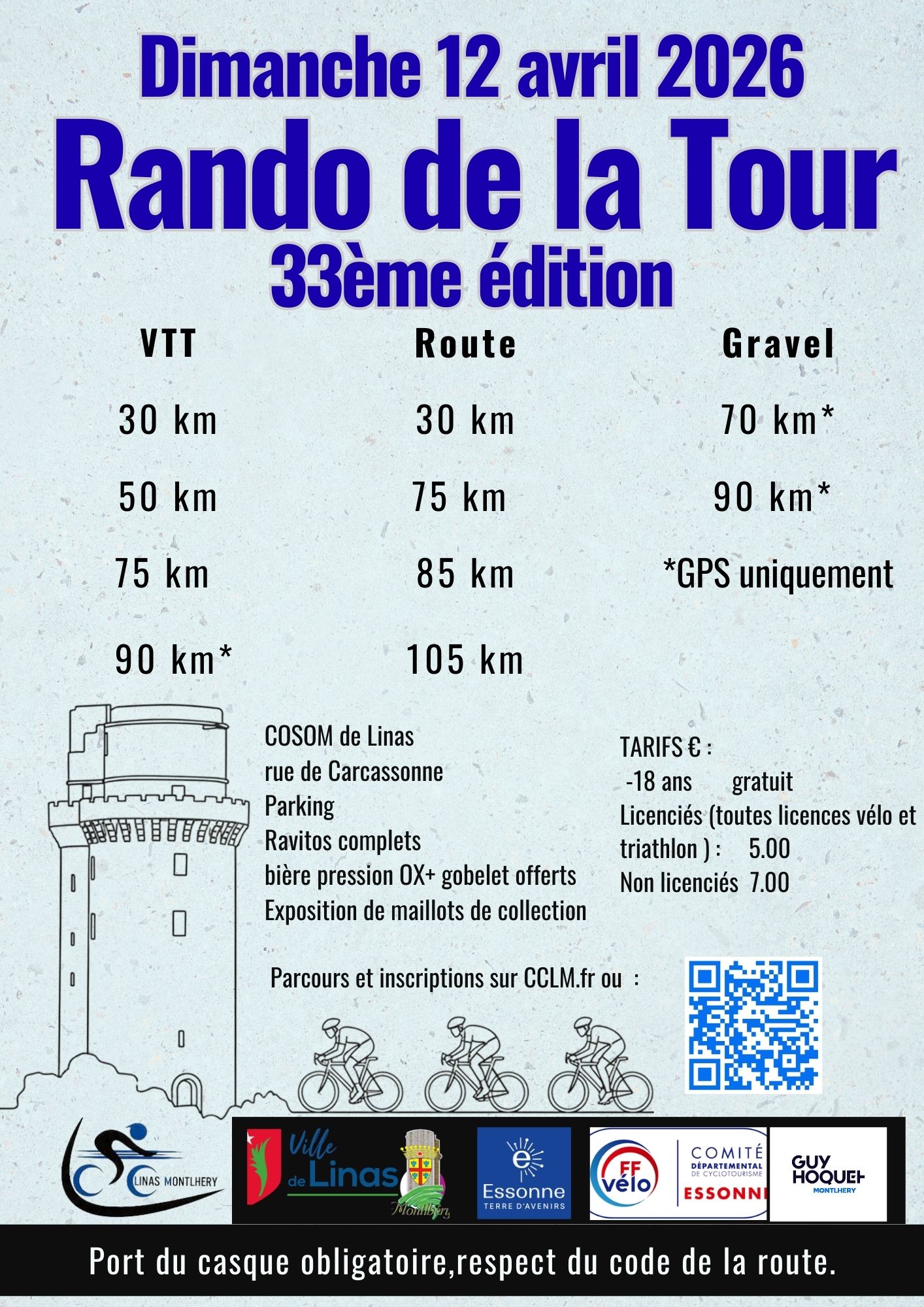 Affiche de La 33ème randonnée de la Tour à Linas