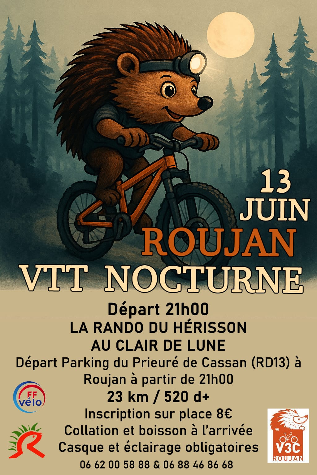 Affiche de Le 5ème Hérisson au Clair de Lune à Roujan