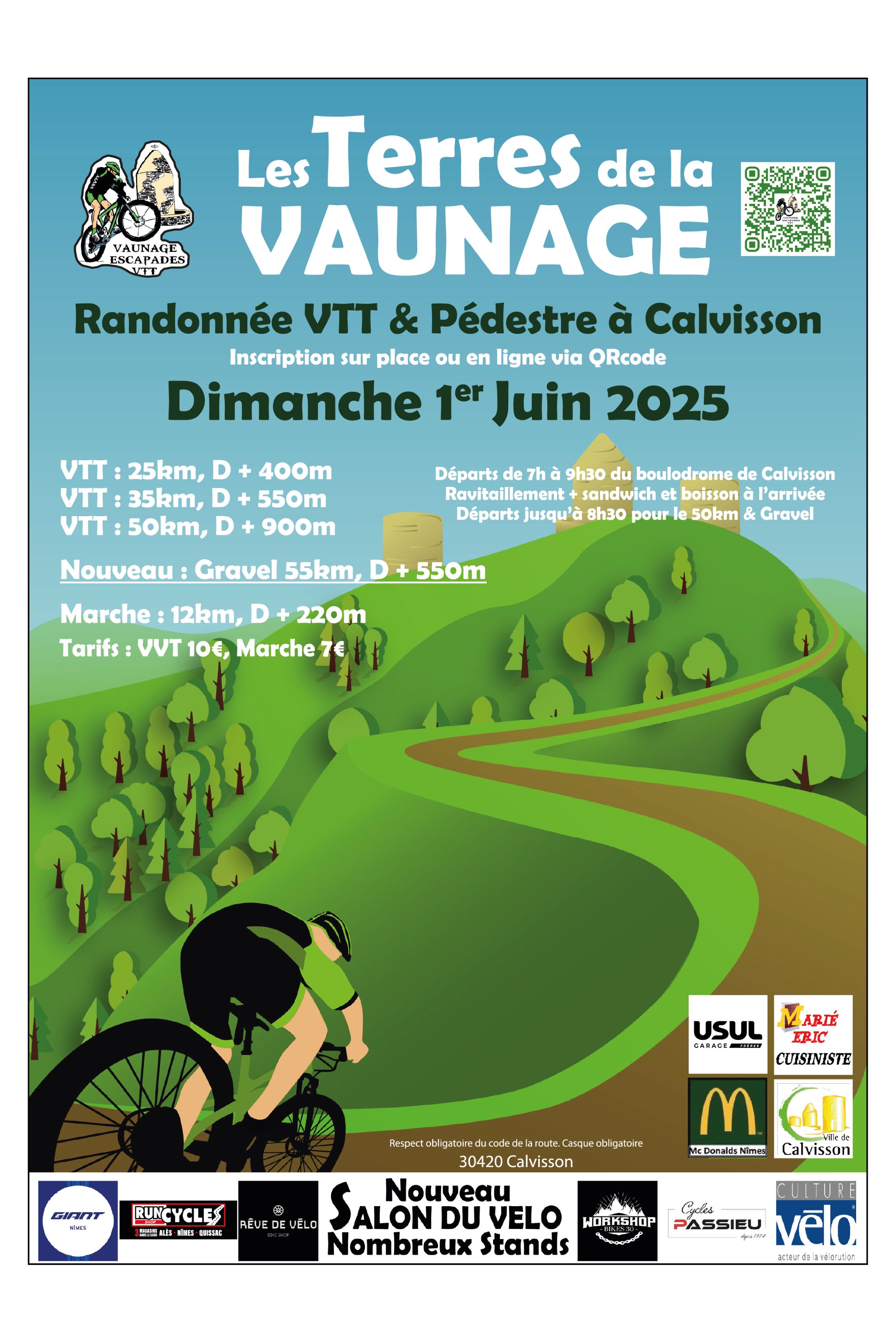 Affiche Terres de la Vaunage (11ème édition) 2025