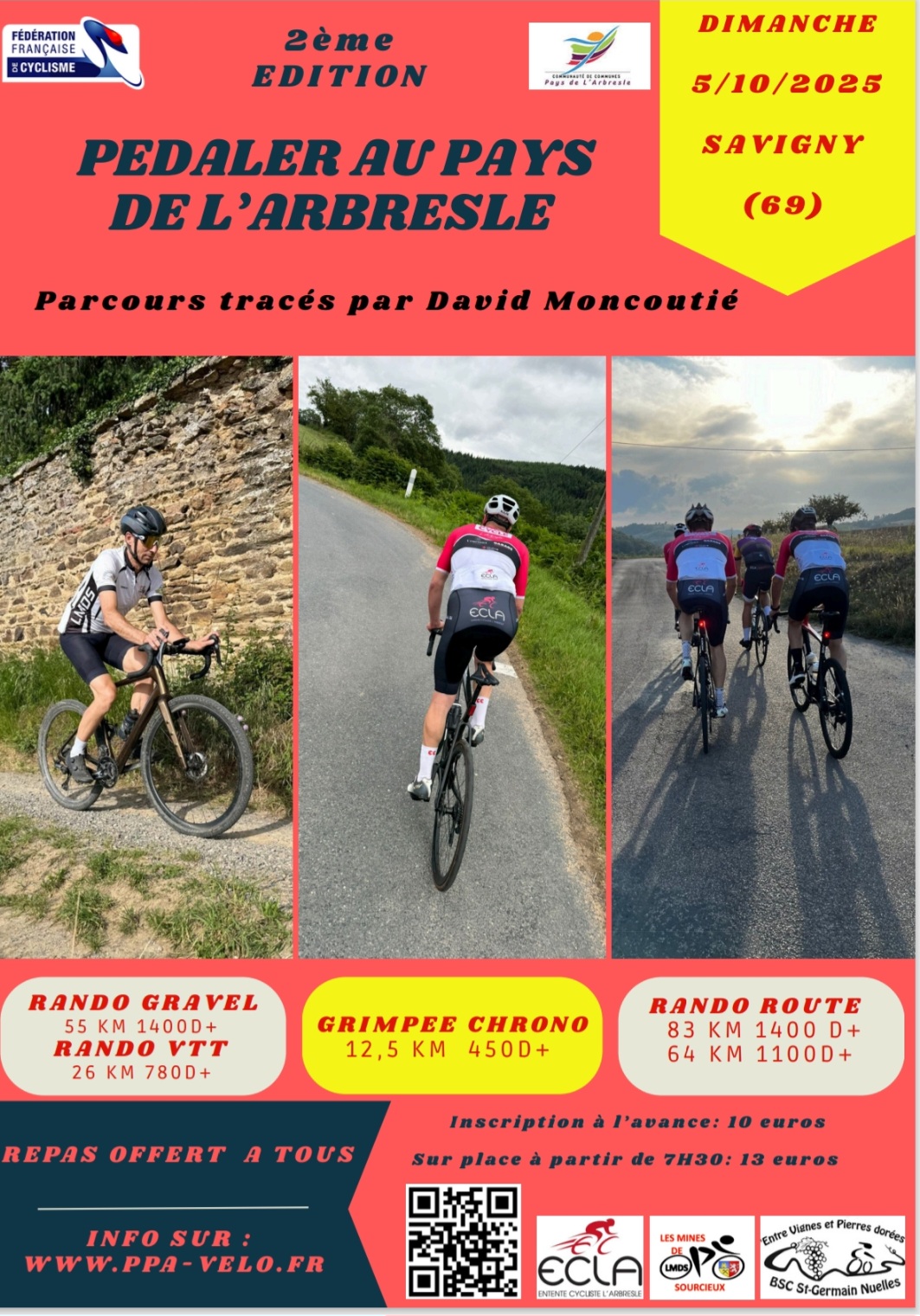 Affiche de Pédaler au Pays de L'Arbresle (2ème édition) à Savigny