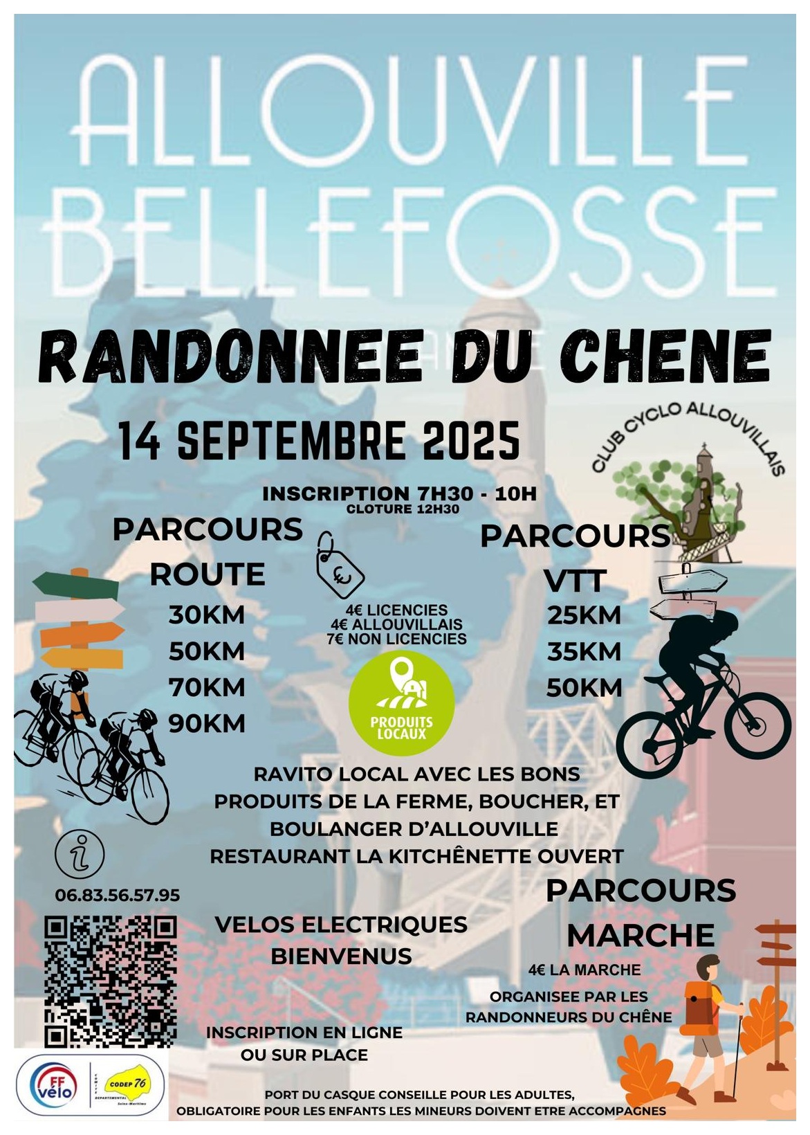 Affiche de La 25ème Randonnée du Chêne à Allouville-Bellefosse