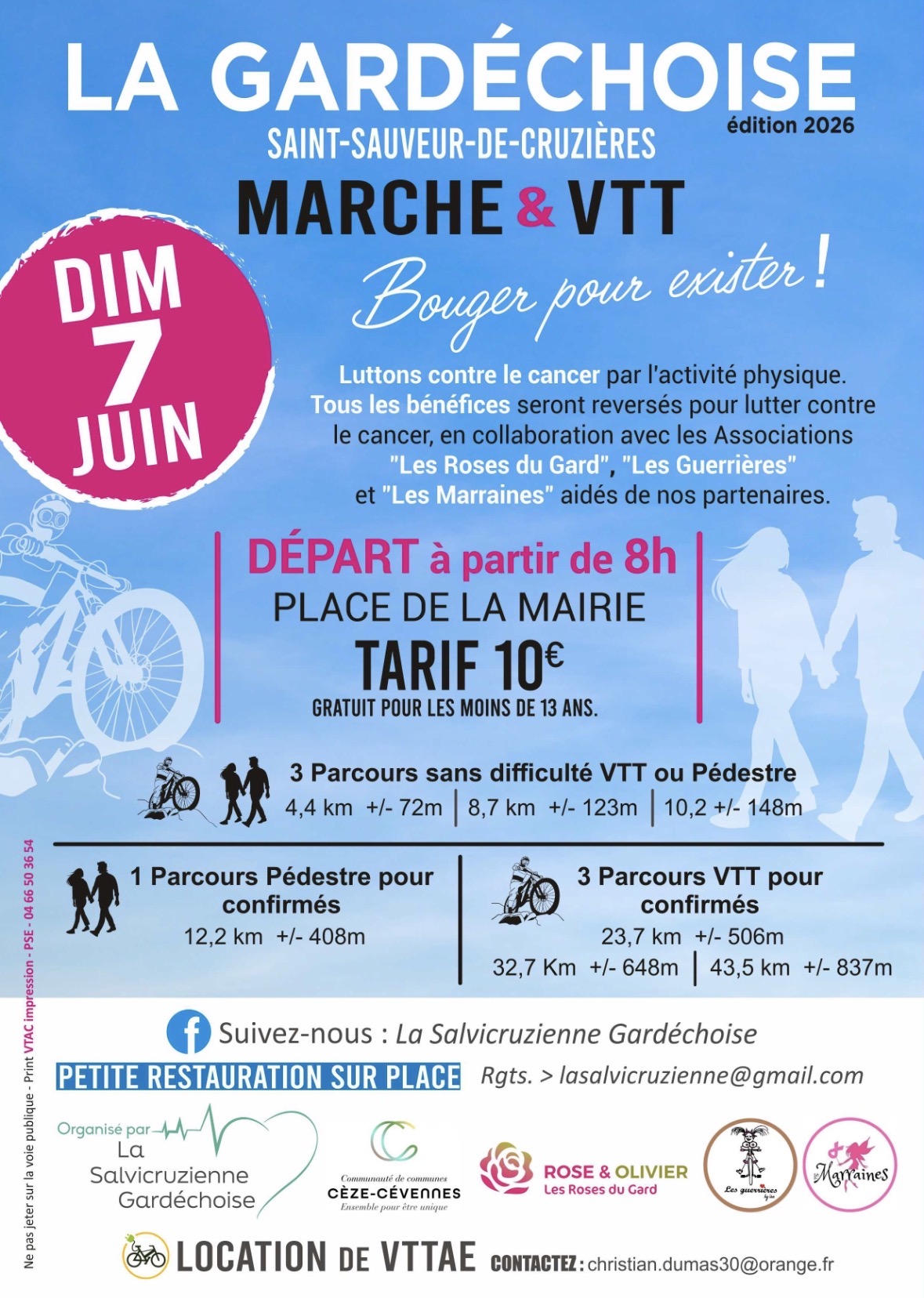 Affiche de La 4ème Gardèchoise à Saint-Sauveur-de-Cruzières