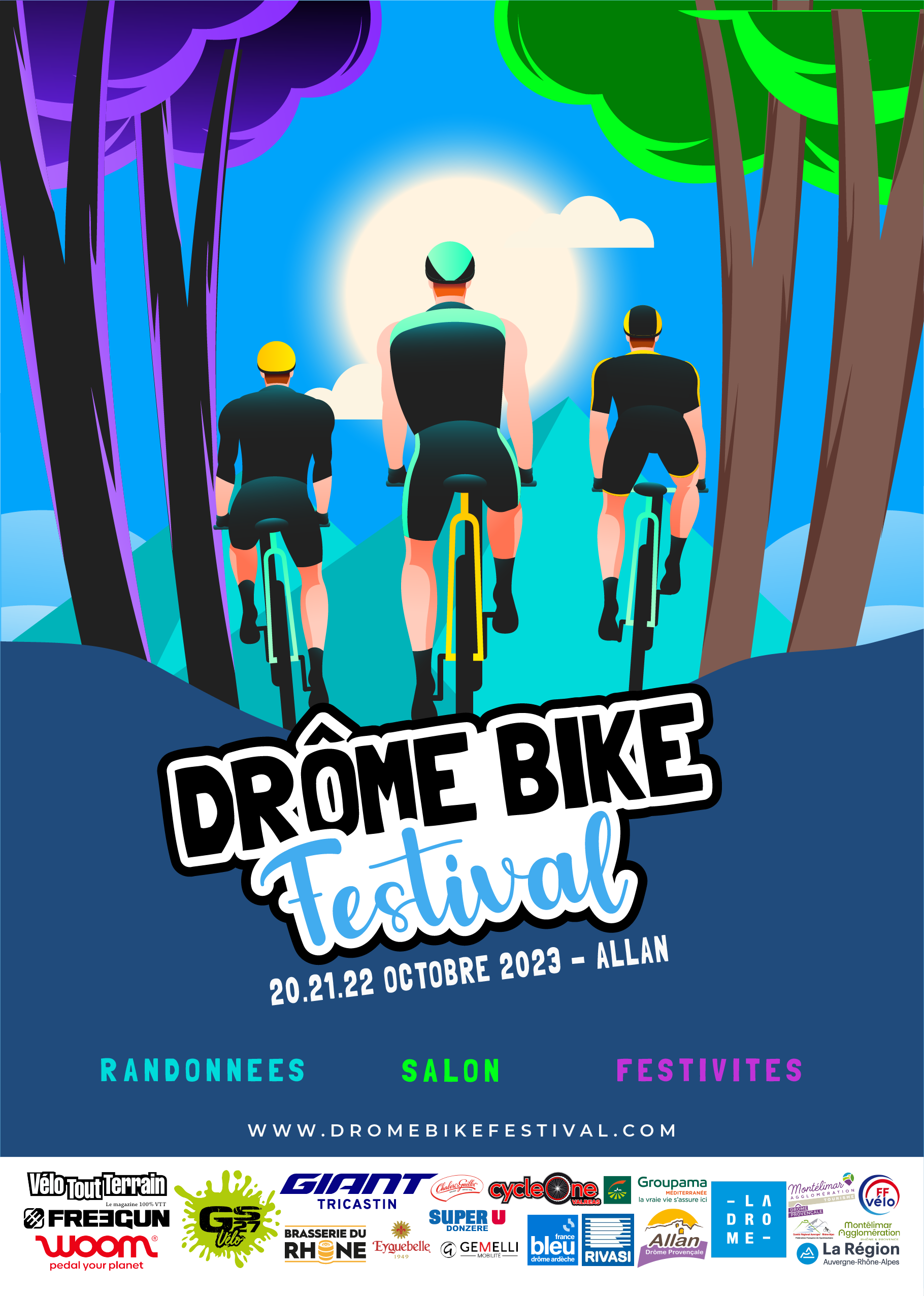 Affiche de RANDURO - Drôme Bike Festival à Allan