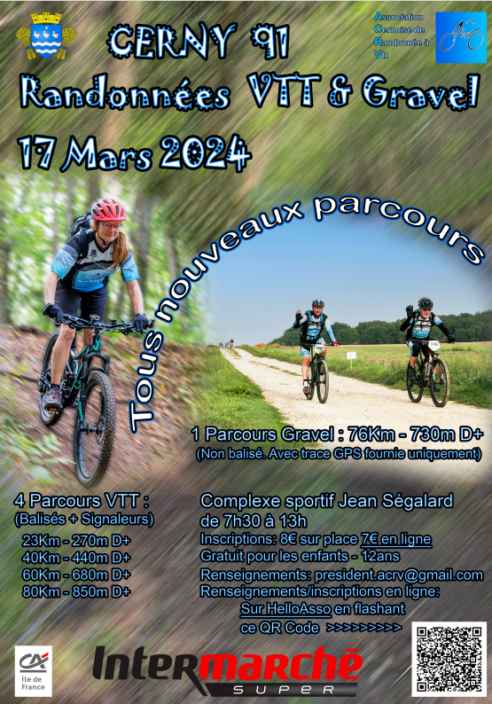 Affiche de La 17ème RANDO VAL ESSONNE à Cerny