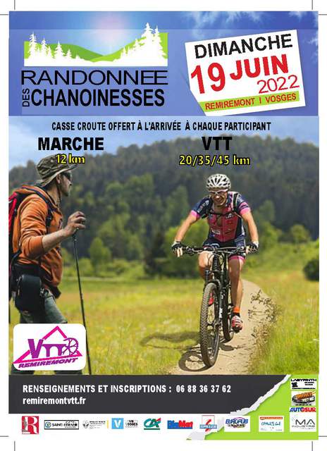 Affiche de Rando des Chanoinesses à Remiremont