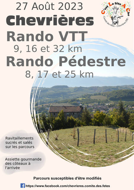 Affiche de Une randonnée VTT à Chevrières