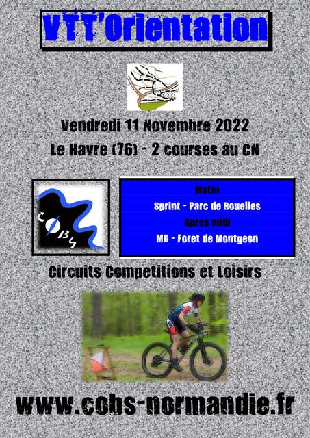 Affiche de VTT Orientation à Rouelles