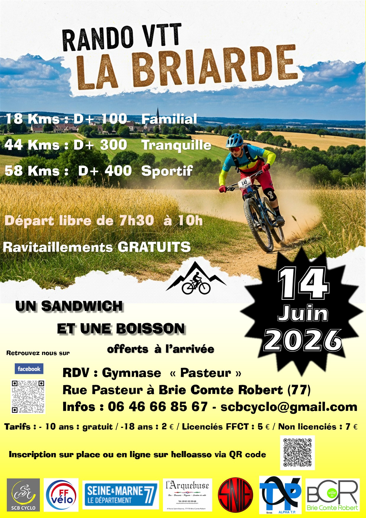 Affiche de La 13ème BRIARDE à Brie-Comte-Robert
