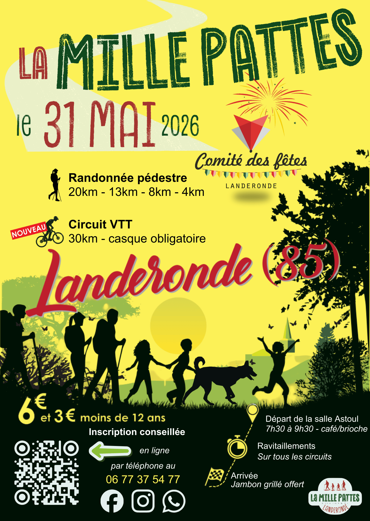 Affiche de Mille Pattes (16ème édition) à Landeronde