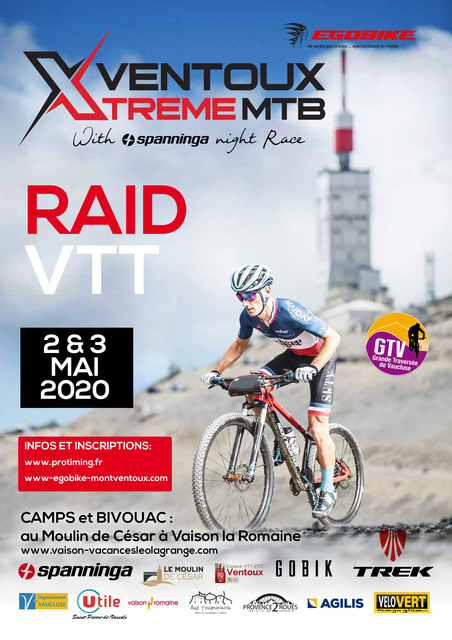 Affiche de VENTOUX XTREME MTB  (4ème  édition) à Saint-Pierre-de-Vassols