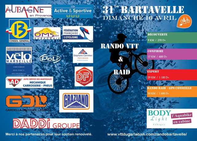 Affiche de 31ème Bartavelle (édition 2023) (31ème  édition) à Aubagne