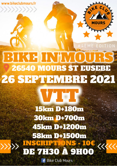 Affiche de La 4ème BIKE IN MOURS à Mours-Saint-Eusèbe