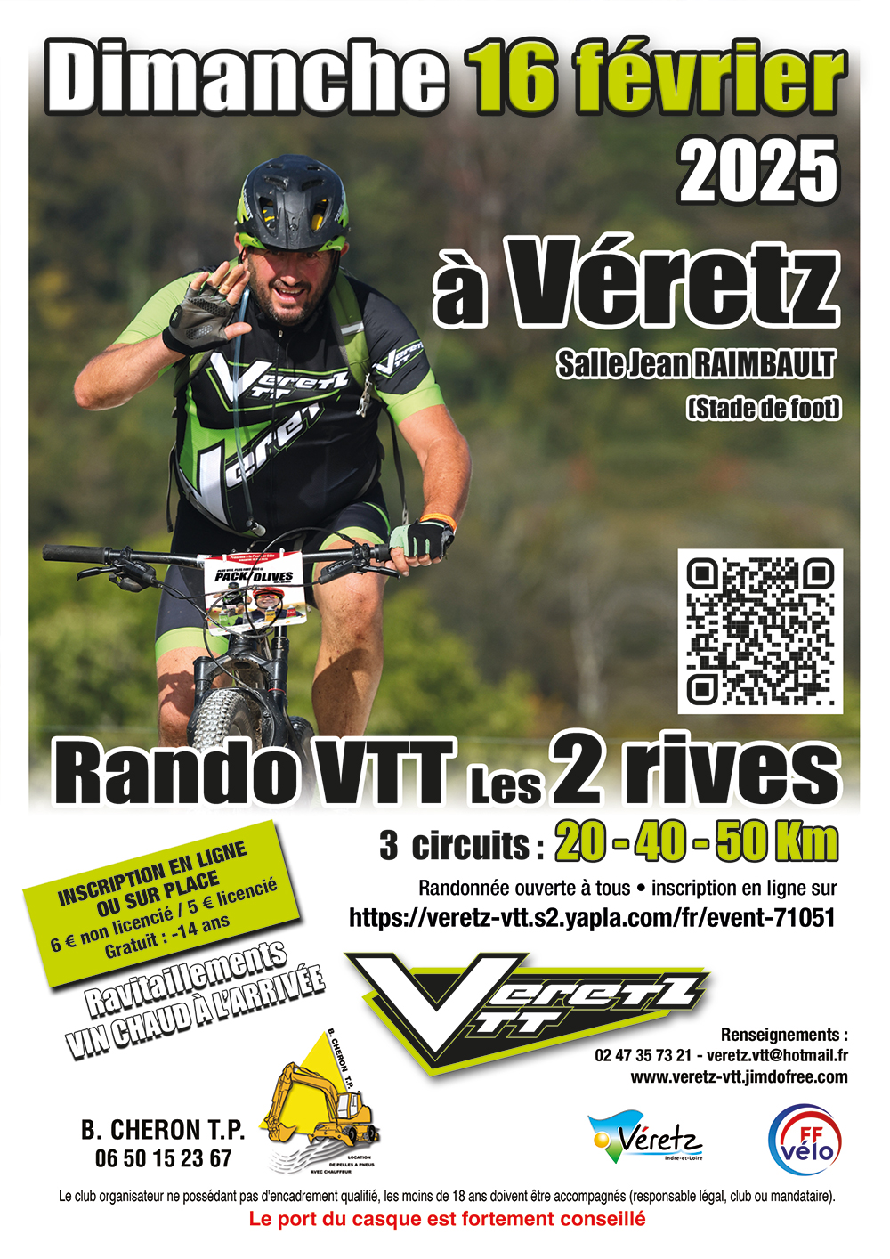 Affiche de La 16ème rando des deux rives à Véretz