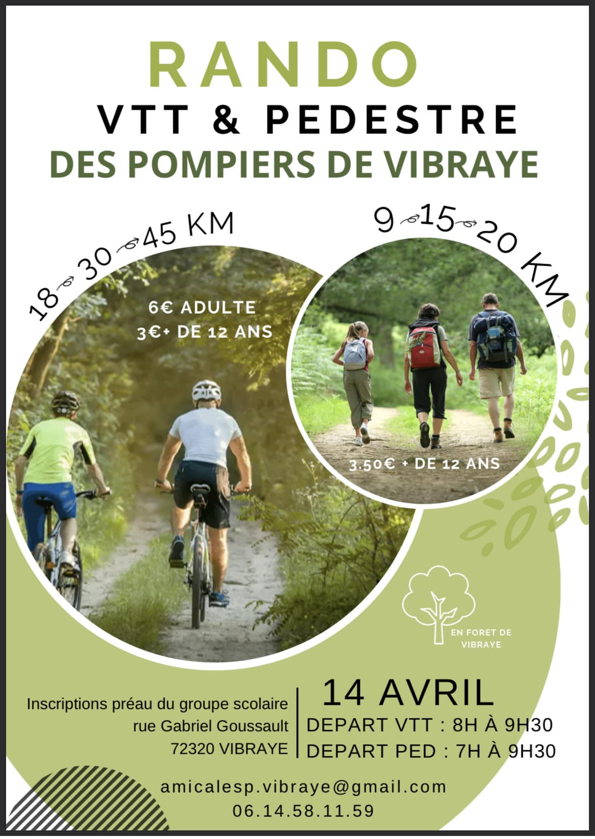 Affiche de Rando VTT à Vibraye à Vibraye