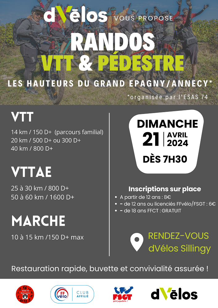 Affiche de Les hauteurs du grand Epagny Annecy à Sillingy