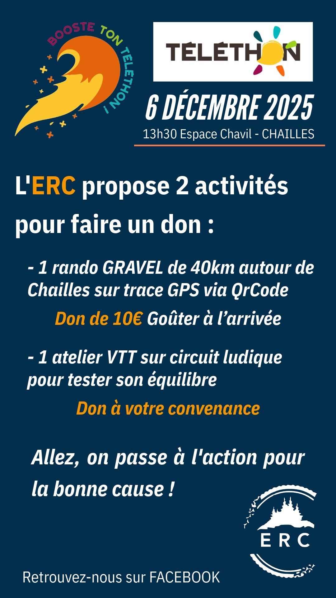 Affiche de Téléthon (1ère édition) à Chailles