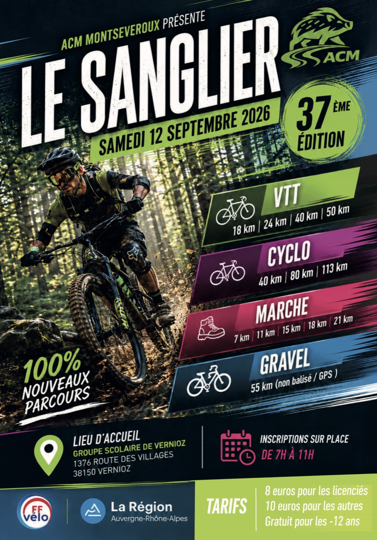 Affiche de Le 37ème sanglier à Vernioz