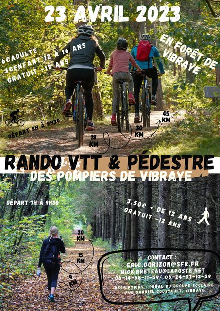 Affiche de Rando VTT à Vibraye à Vibraye