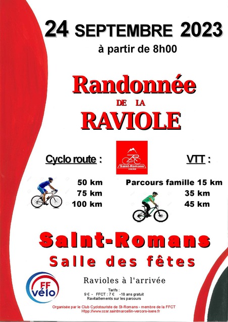 Affiche de Rando VTT dans le Royans (13ème  édition) à Saint-Romans