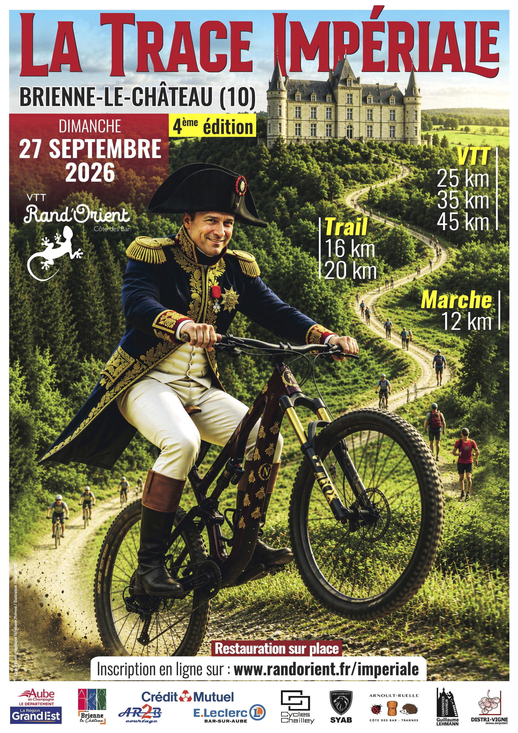 Affiche de La 4ème Trace Impériale à Brienne-le-Château