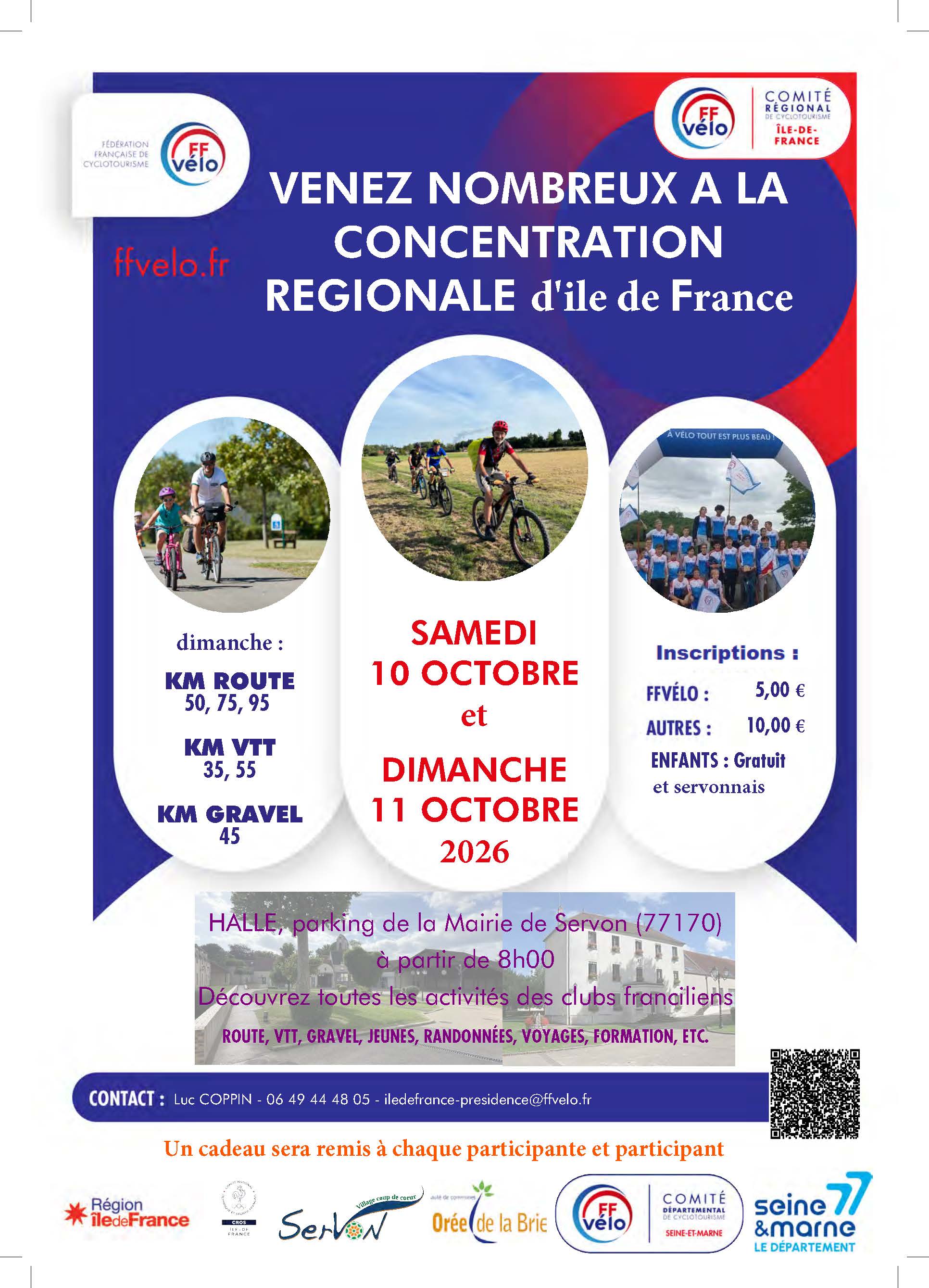 Affiche de Concentration régionale d'Ile de France (1ère édition) à Servon