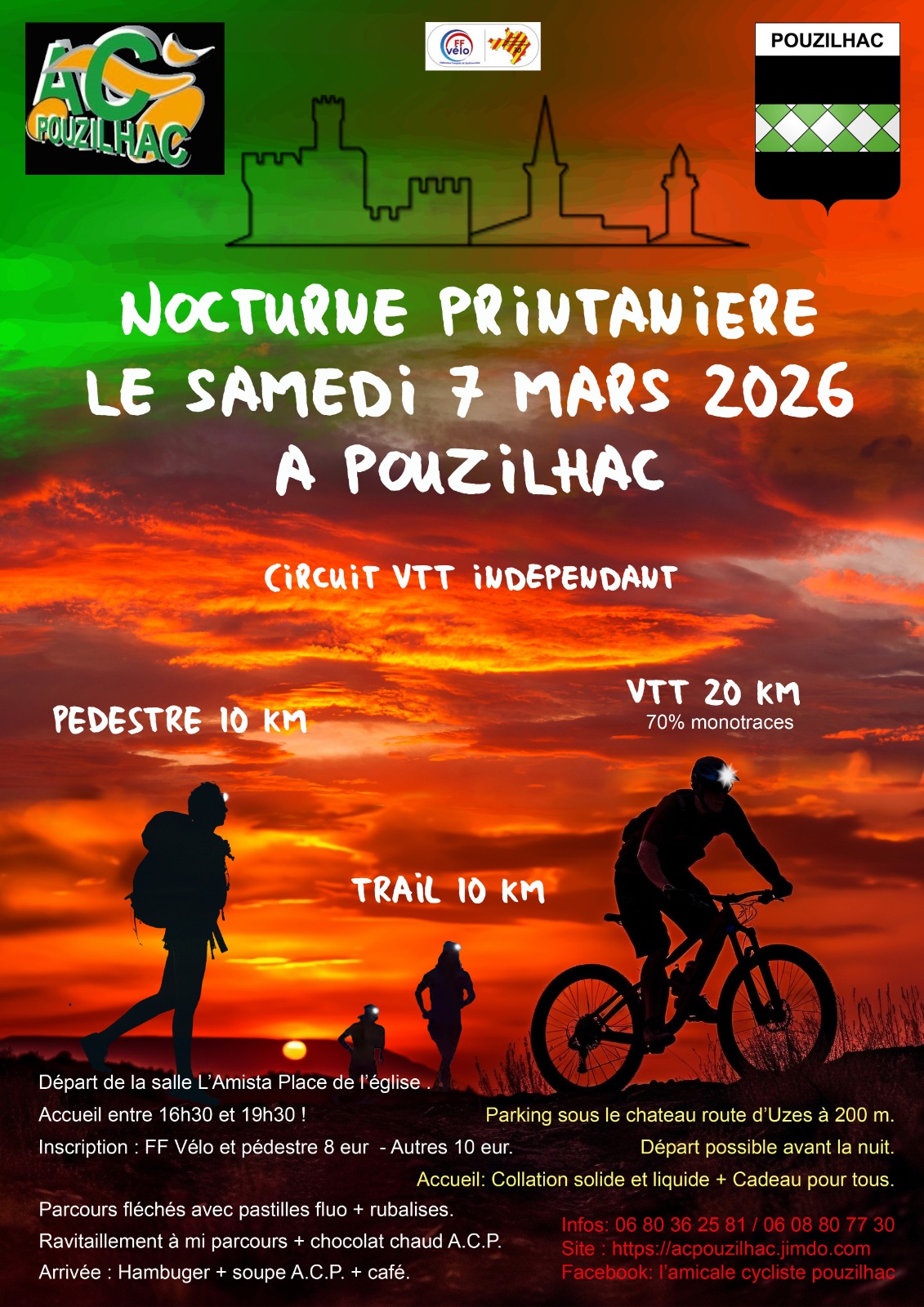 Affiche de Nocture printanière: (8ème édition) à Pouzilhac