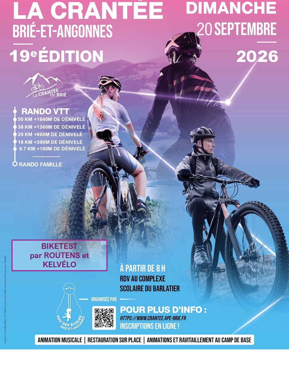 Affiche de La 19ème Crantée de Brié à Brié-et-Angonnes