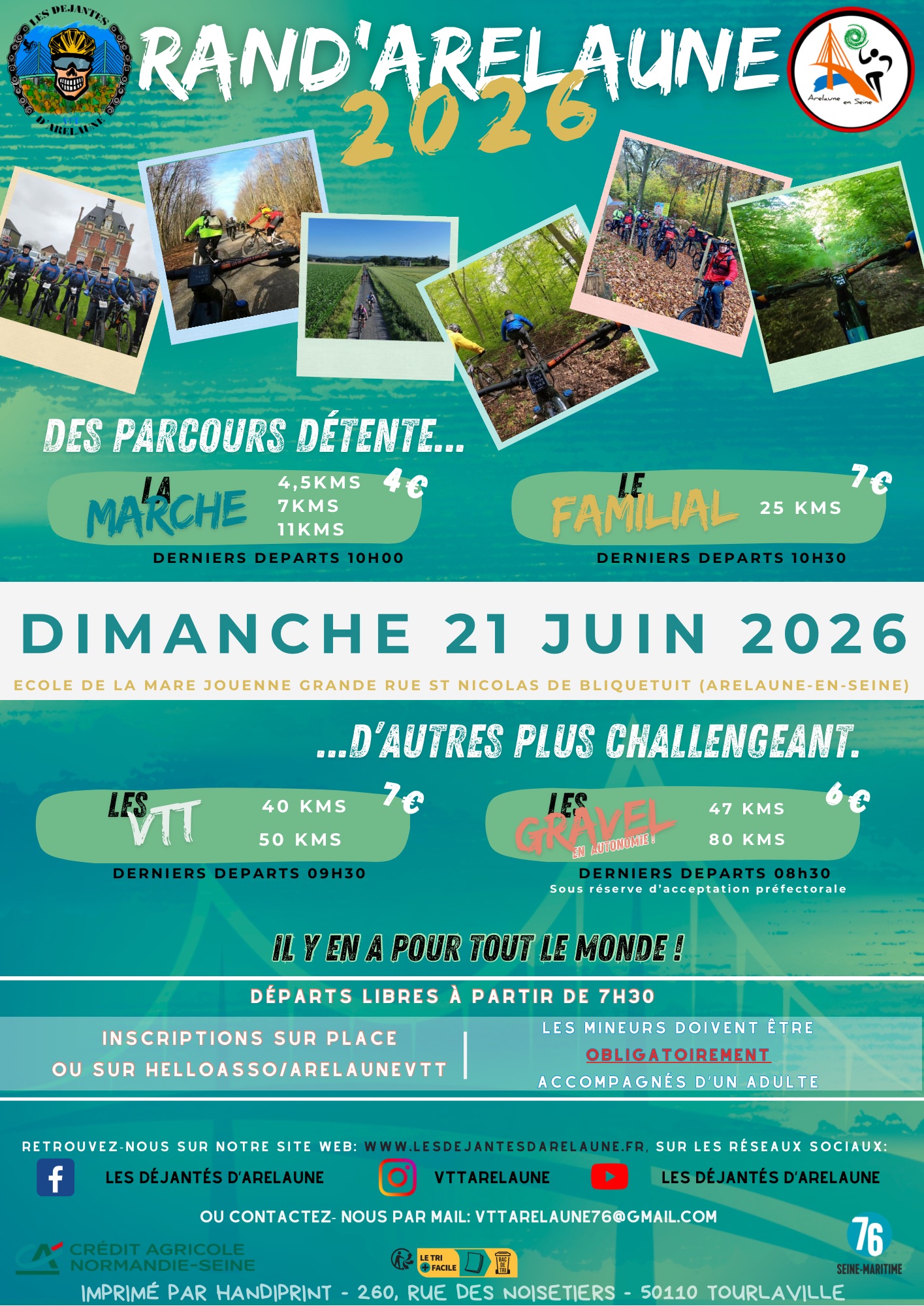 Affiche de RAND'ARELAUNE (9ème édition) à Saint-Nicolas-de-Bliquetuit