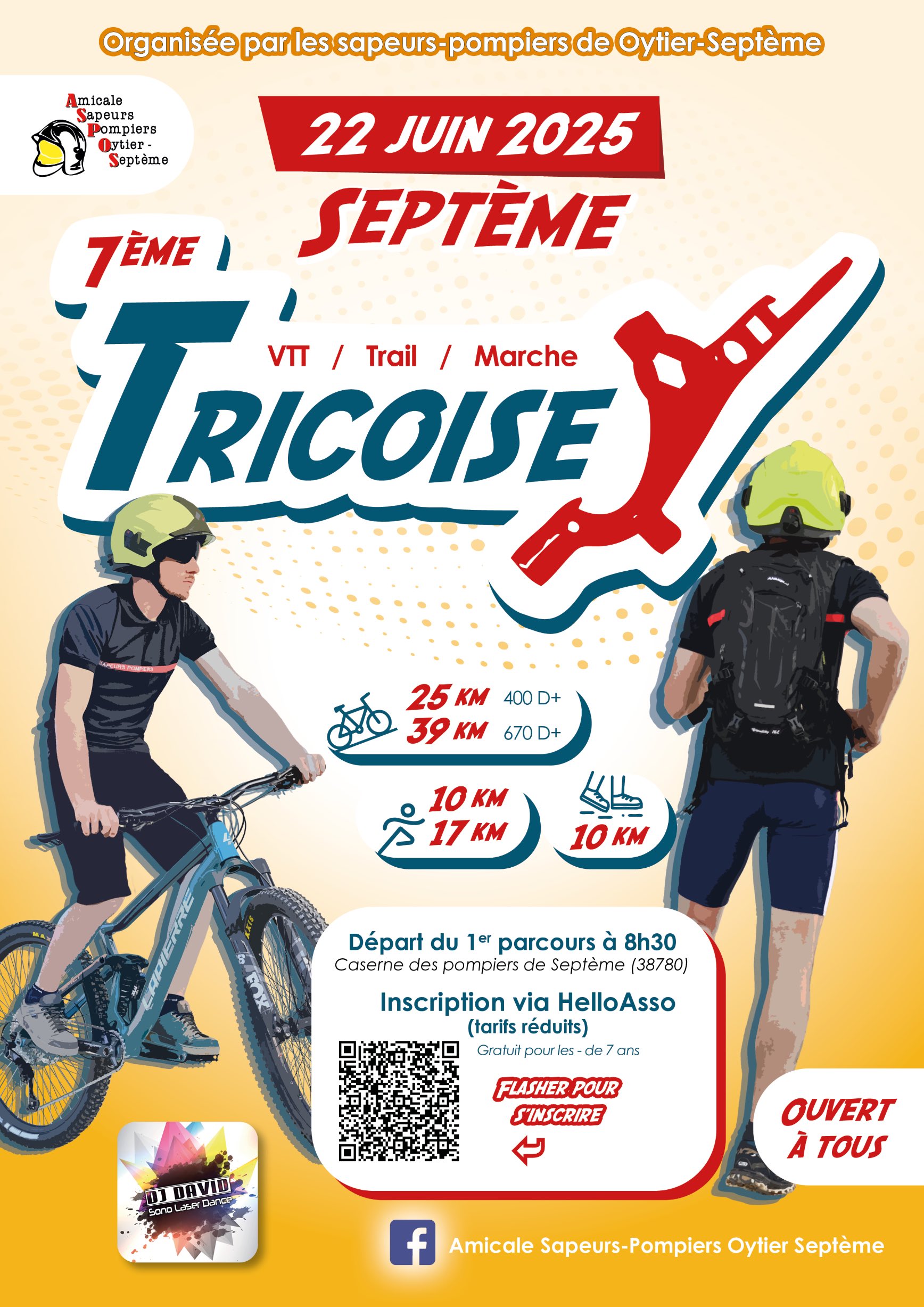 Affiche de La 7ème Rando La TRICOISE à Septème