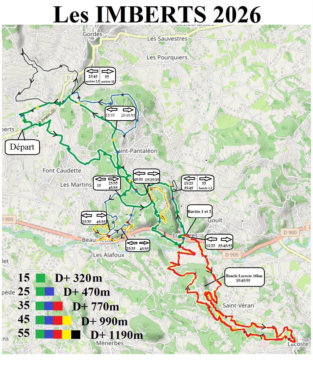 Affiche La 32ème Randonnée des Vendanges Les Imberts (Gordes) 2026