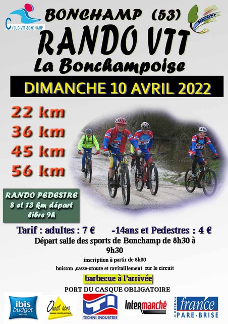 Affiche de LA BONCHAMPOISE (30ème  édition) à Bonchamp-lès-Laval