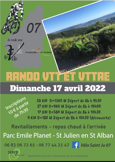 Affiche de La julbansainoise (1ère  édition) à Saint-Julien-en-Saint-Alban