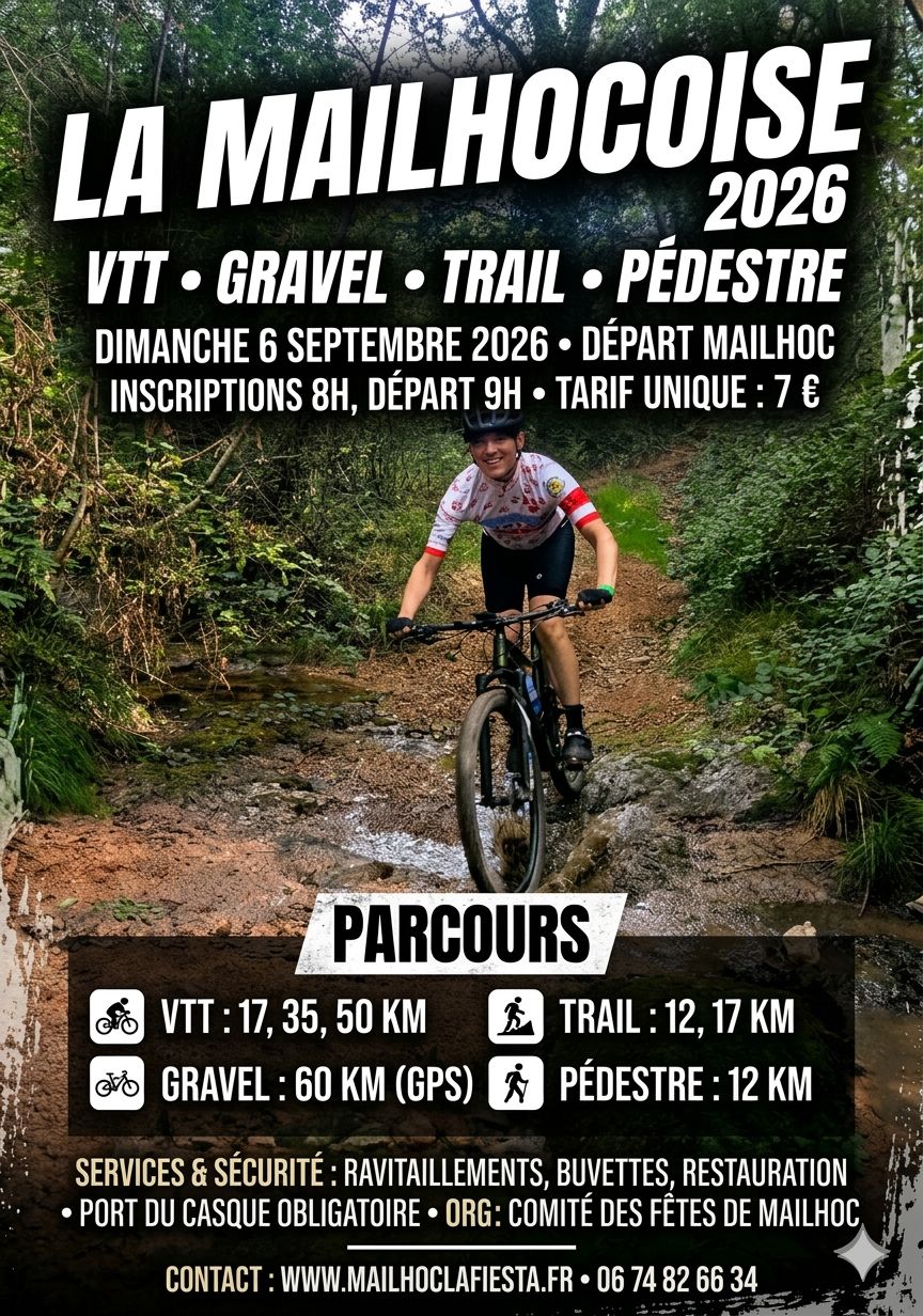 Affiche de La 16ème Mailhocoise à Mailhoc