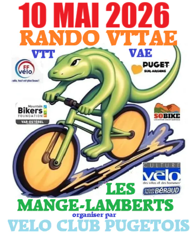 Affiche de Une randonnée VTT (28ème édition) à Puget-sur-Argens