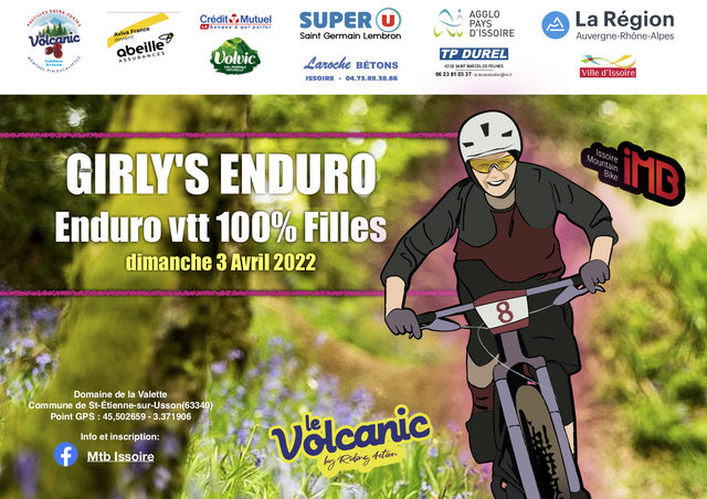 Affiche de Le GIRLY'S ENDURO VTT (1ère  édition) à Saint-Jean-en-Val