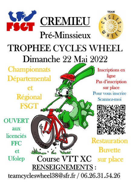 Affiche de Raid Dizimolan, Manche N°3 et Finale du Trophée Cycles Wheel 2023 (5ème  édition) à Crémieu
