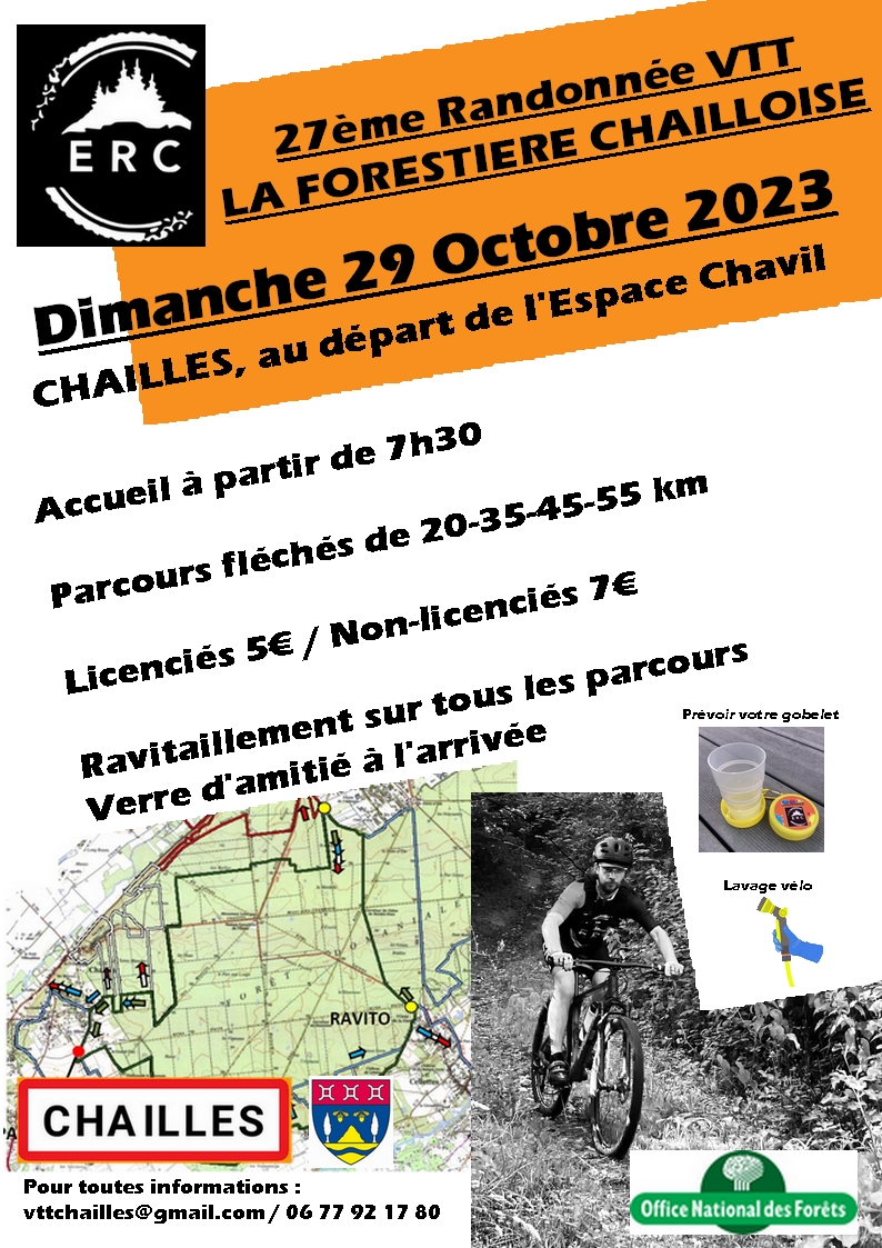 Affiche de La 27ème Forestière Chailloise à Chailles