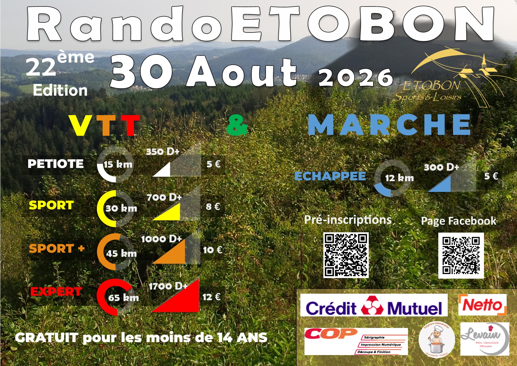 Affiche de Ronde des bois (22ème édition) à Étobon