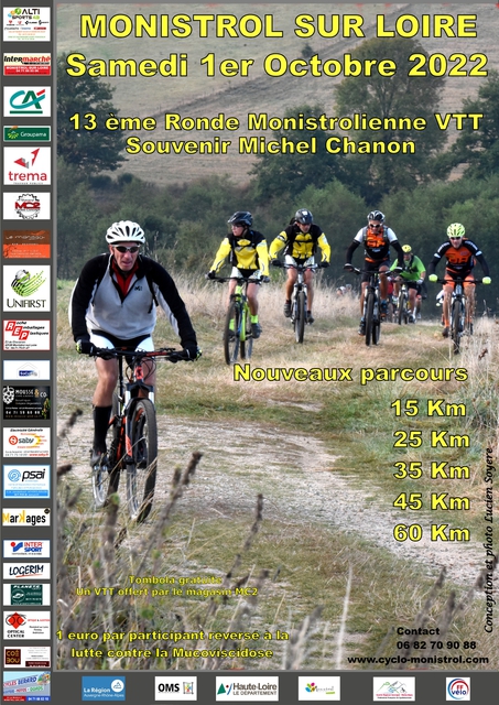 Affiche de La 13ème Ronde Monistrolienne à Monistrol-sur-Loire