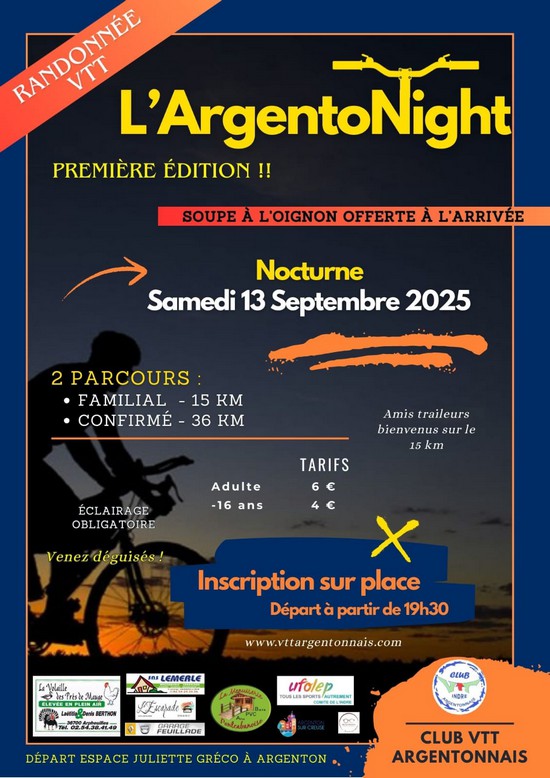 Affiche de L'ArgentoNight (1ère édition) à Argenton-sur-Creuse