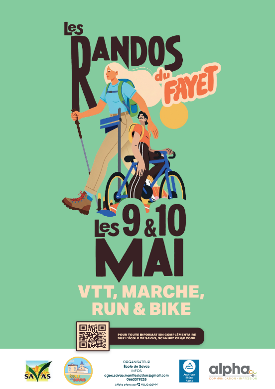 Affiche de Les randos du Fayet (3ème édition) à Savas