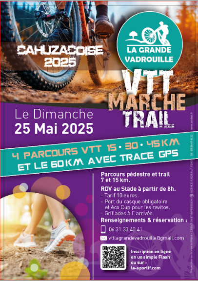 Affiche de La 16ème CAHUZACOISE à Cahuzac-sur-Vère