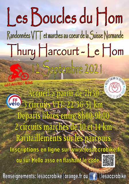 Affiche de Les Boucles du Hom (3ème  édition) à Thury-Harcourt