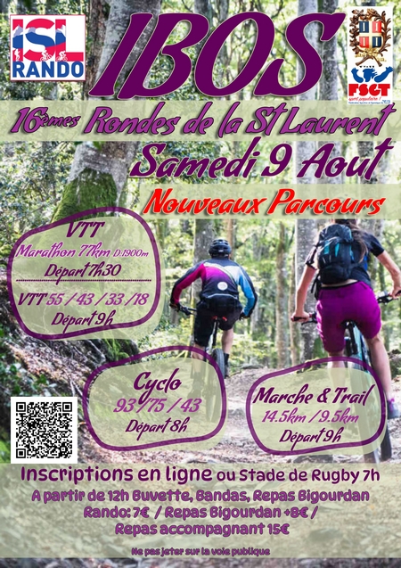 Affiche de Rondes de la St Laurent (16ème édition) à Ibos