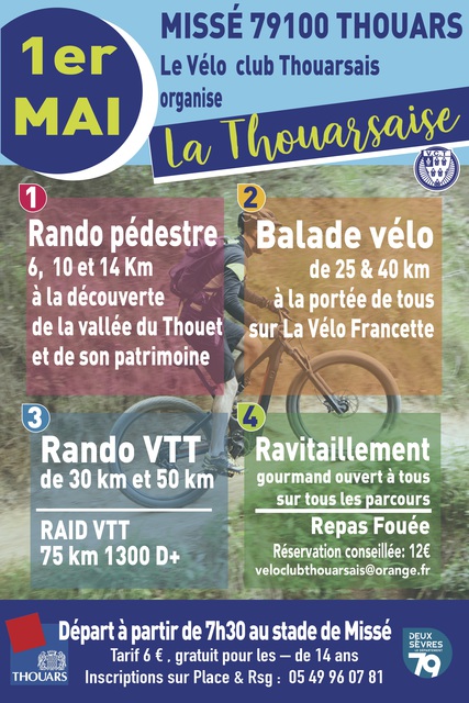 Affiche de La 2ème Thouarsaise  à Missé