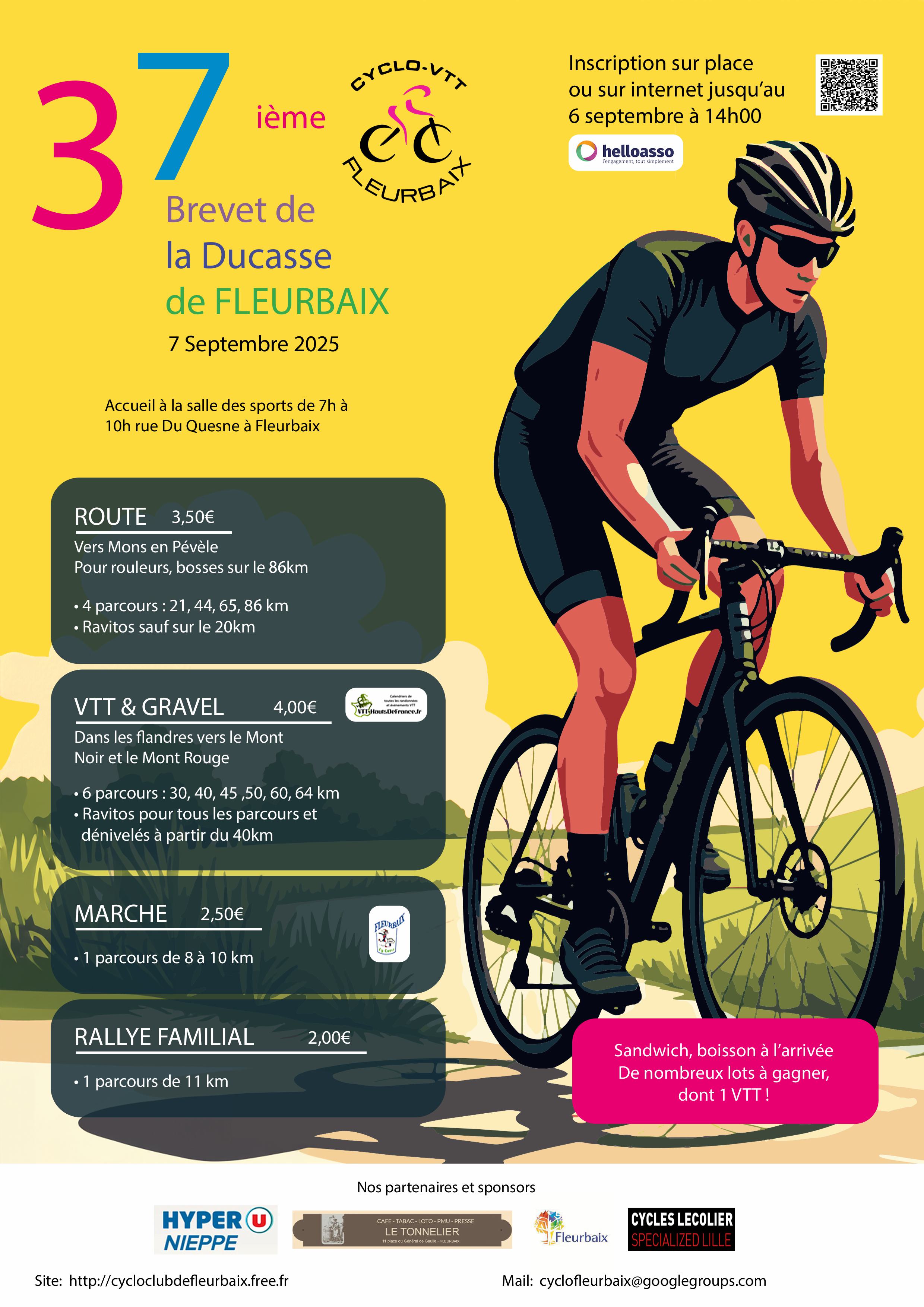 Affiche de Rando VTT FLEURBAIX à Fleurbaix
