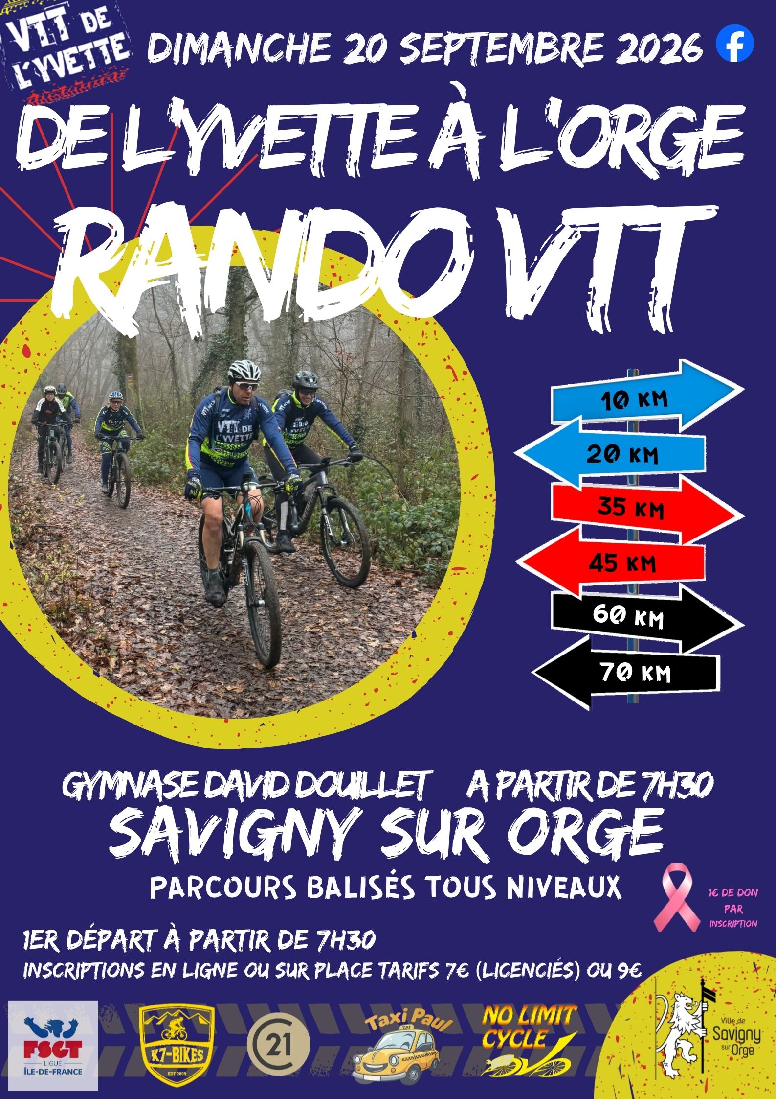 Affiche de De l'YVeTTe à l'Orge (20ème édition) à Savigny-sur-Orge