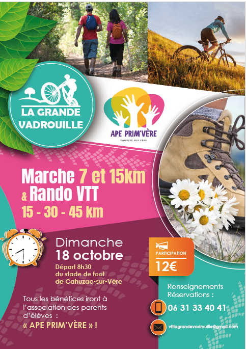 Affiche de La 3ème vadrouille du cœur à Cahuzac-sur-Vère