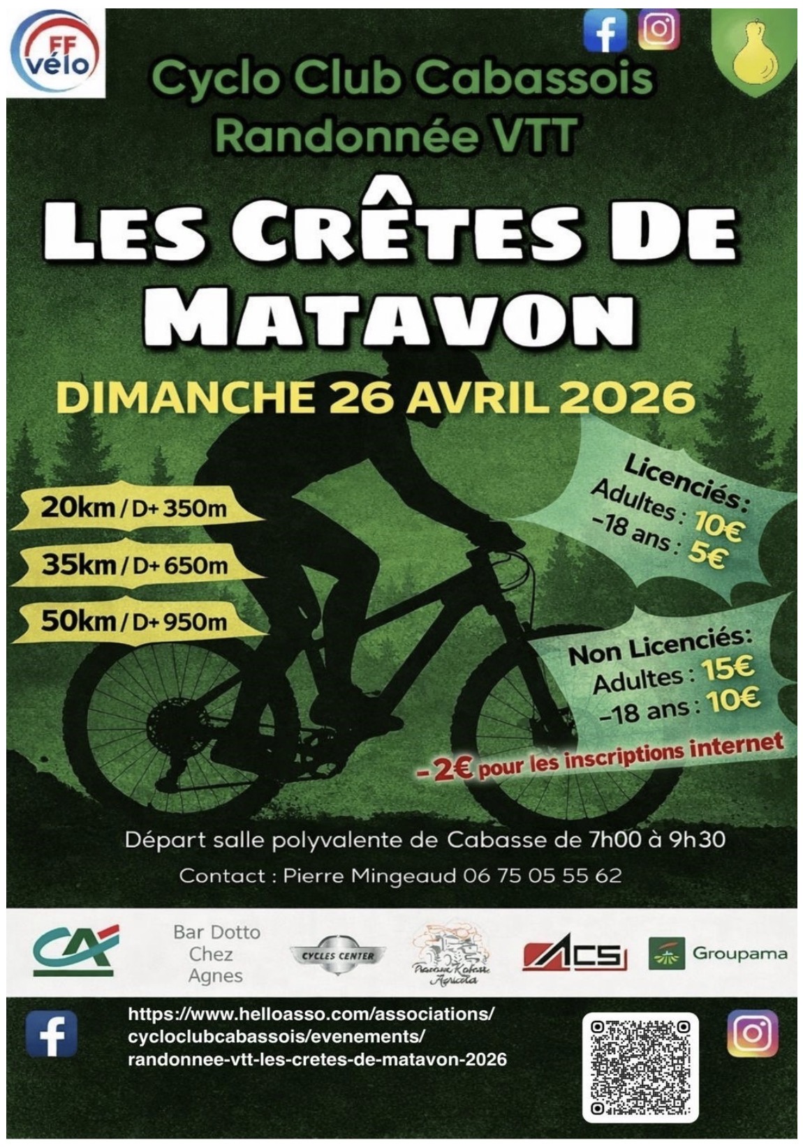 Affiche de Les Crêtes de Matavon (24ème édition) à Cabasse