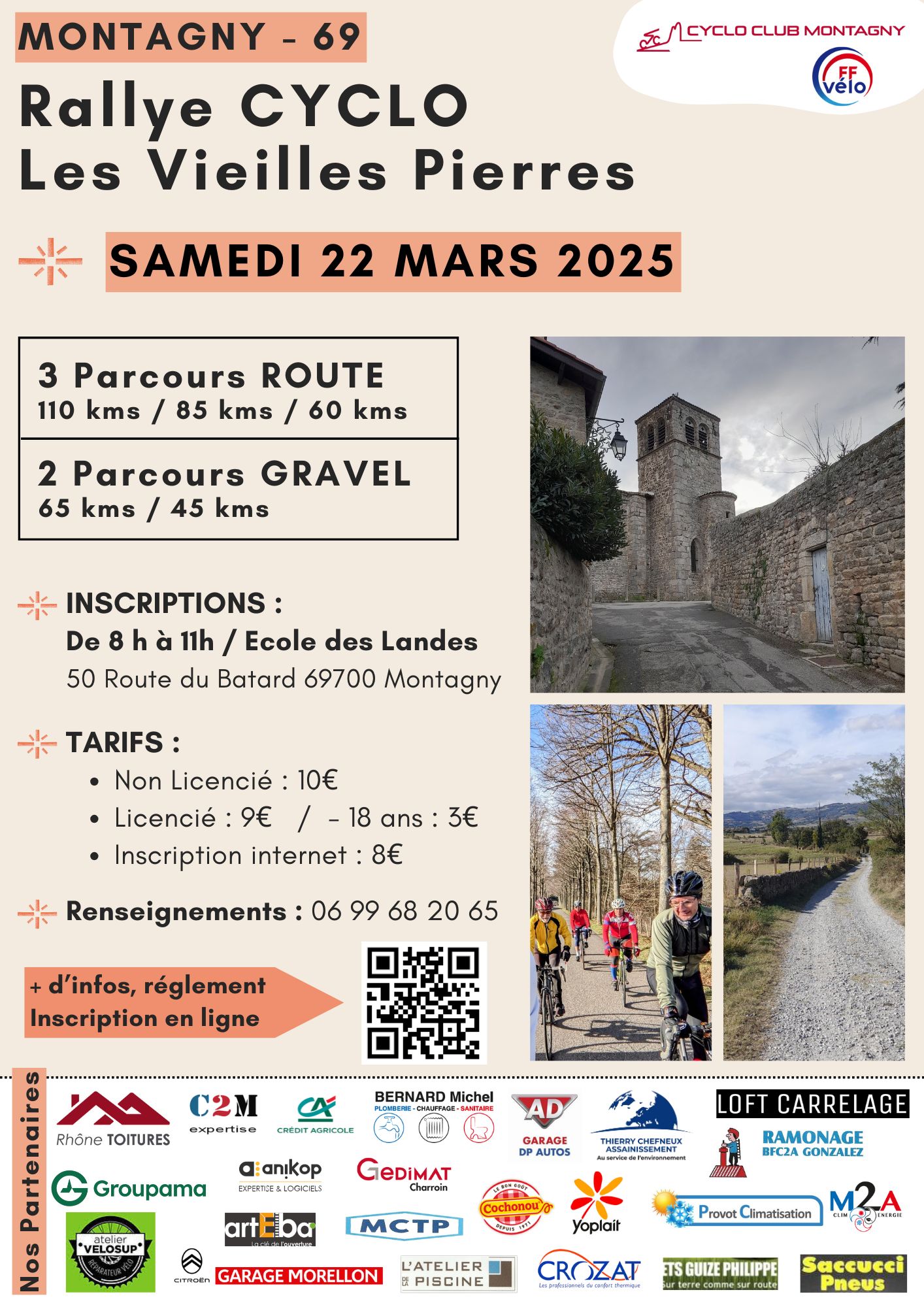 Affiche de VTT GRAVEL des Vieilles Pierres (2ème édition) à Montagny